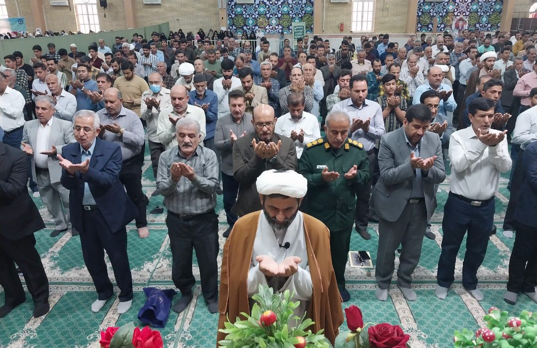 نماز عید فطر در اهرم برگزار شد